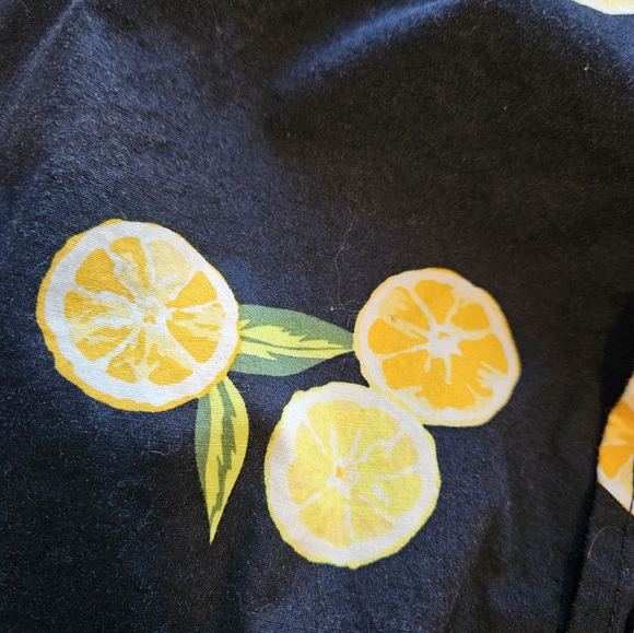 Citrus Print Men's Button Down Medium Slim Fit - Picture 4 of 6